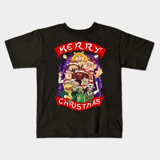 Merry Christmas For Muppets and Friends Kids T-Shirt